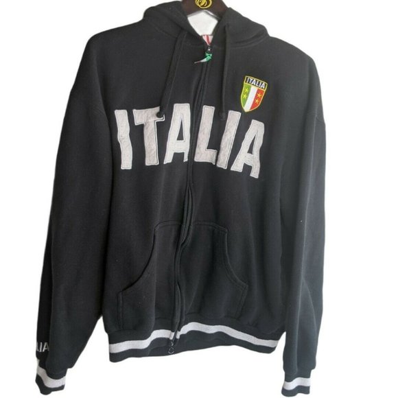 Italia Italian Flag Stripe Zipup Jacket 